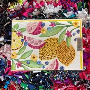 🆕American Greetings-Papyrus-Judith Leiber Rhinestone Greeting Card